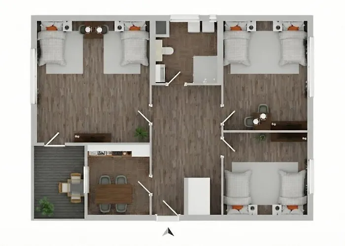 Lejlighed Budgetroom 3 Sz Balkonwohnung Fuer Teams